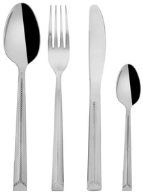 Posate argentate in acciaio inox 24 pz Bright – Orion