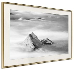 Poster Loneliness II  Cornice Quadri Cornice d'oro con passe-partout, Larghezza x Altezza Home decor 30x20