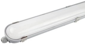 Plafoniera LED 150cm 55W IP66, CCT con Kit di Emergenza Integrato Colore Bianco Variabile CCT