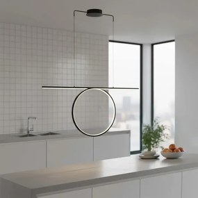 Lampadario LED sospeso su cavo ODETTA LED/42W/230V 4000K nero