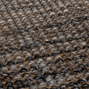 Passatoia grigia in misto iuta reversibile/tessuta a mano 60x230 cm – Flair Rugs