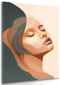Quadro su tela – Bellezza femminile Peach Fuzz