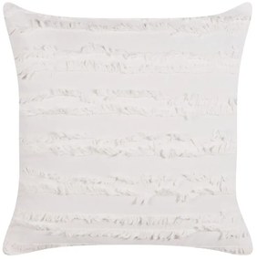 Cuscino cotone bianco 45 x 45 cm MAKNEH Beliani