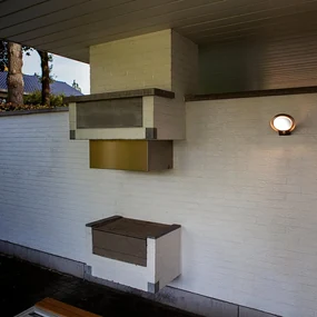 Applique LED moderno da esterno Polo grigio IP54, con sensore di movimento luce bianco caldo 1100 lumen, LUTEC