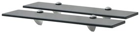 Mensole Galleggianti 2 Pz İn Vetro 50x10 Cm 8 Mm /