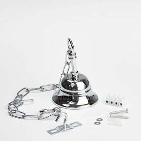 Brilagi - LED Lampadario di cristallo a sospensione con catena MOZART 5xE14/40W/230V cromo lucido