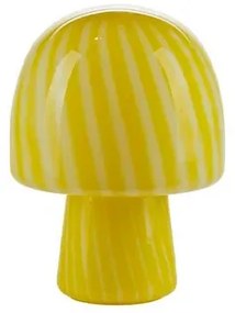 Funghi Lampada da Tavolo w/Stribes Yellow - Cozy Living