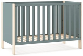 Lettino di colore naturale/verde polveroso 60x120 cm Esteban – Marckeric