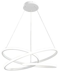 Lampadario LED moderno REIKA  bianco Ø60cm 6100 lumen