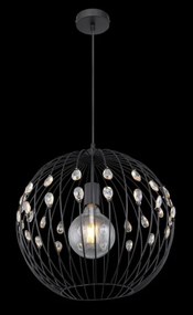 Globo 16029H1 - Lampadario a sospensione HANAKO 1xE27/60W/230V Ø 40 cm