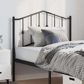 Testiera İn Metallo Nero 100 Cm /