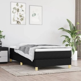 Giroletto Senza Materasso Nero 90x190 Cm İn Tessuto /