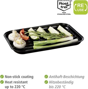Vassoio per grigliare in acciaio inox Luca – Wenko