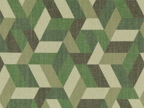 Unreal cuscini a fantasia geometriche in tessuto idrorepellente disponibile in diverse colorazioni verde