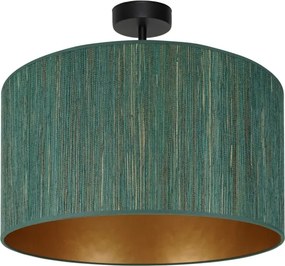 Brilagi - Lampadario a plafone BOSTON ROLLER 1xE27/15W/230V diametro 45 cm verde/oro