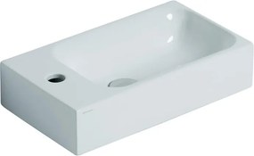 Lavabo sospeso rettangolare Cento destro H 10 x P 25 cm in ceramica bianco
