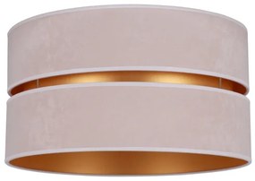 Duolla - Plafoniera DUO 1xE27/15W/230V diametro 40 cm beige/oro