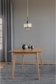 Tavolo da pranzo in legno con decoro in rovere, 180 x 90 cm Melfort - Rowico