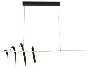 Searchlight 22510BK - Lampada a sospensione dimmerabile su cavo SWORD LED/40W/230V 3000K