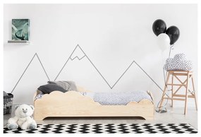 Letto per bambini in legno di pino BOX 9, 90 x 180 cm - Adeko