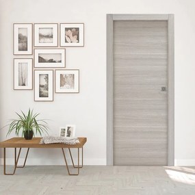 Porta scorrevole Cambridge rovere grigio L 60 x H 210 cm reversibile