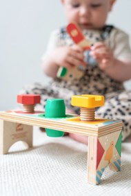 Banco e accessori di legno