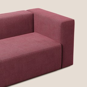 Nettuno modulo angolo/laterale maxi in morbido tessuto bouclè T07 rosso