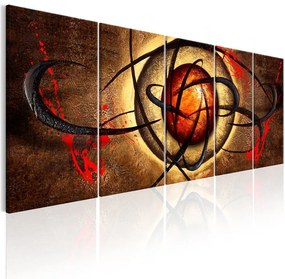 Quadro Devil's Eye I  Colore Beige, Dimensioni e Misure 225x90