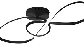 Plafoniera LED moderno ADELAIDE, nero 64x25 cm