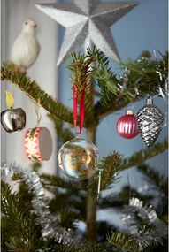 Pallina di Natale in vetro soffiata a mano ø 6,5 cm Ann-Sofi Romme Annual Christmas Bauble 2025 – Holmegaard