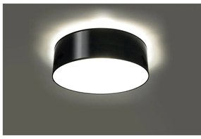 Apparecchio da soffitto nero Atis - Sollux