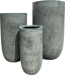 AGNOCASTO - set di vasi in fibra sintetica