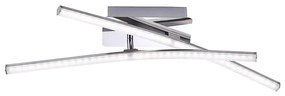 Leuchten Direkt 11270-55 - Lampadario LED da superficie SIMON 2xLED/5W/230V cromo opaco