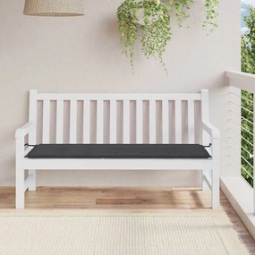 Cuscino Per Panca Nero 150x50x3 Cm İn Tessuto Oxford /