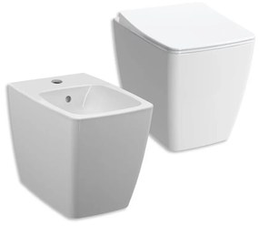 Sanitari Vitra Wc rimless e Bidet filo muro a terra