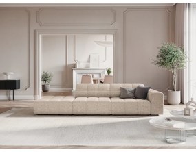 Chaise-lounge beige (con penisola a destra) Chicago – Cosmopolitan Design