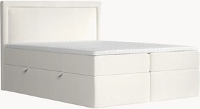 Letto boxspring fatto a mano con contenitore Maya, H3