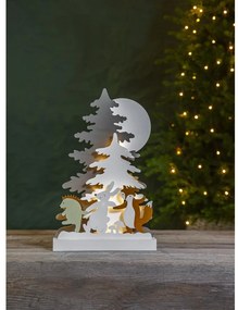Decorazione natalizia in legno con luci LED, altezza 44 cm Forest Friends - Star Trading