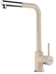 Rubinetto da cucina con doccetta a l Sirius avena granito lucido FRANKE