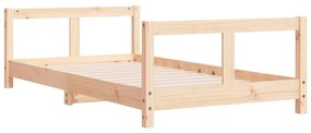 Giroletto per bambini 80x160 cm in legno massello di pino
