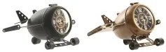 Orologio da Tavolo DKD Home Decor 23 x 16 x 13 cm Aereo Nero Dorato Ferro Vintage (2 Unità)