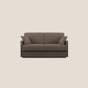 Evans Divano letto in morbido tessuto impermeabile T02 marrone