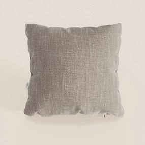 Lyon cuscino disponibile in diversi colori realizzato in morbido tessuto intrecciato impermeabile T06 tortora