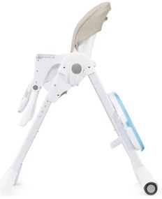 KINDERKRAFT - Sedia da pranzo per bambini YUMMY beige/bianco