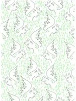 Lelievre Carta da parati Figure DAnge - Celadon