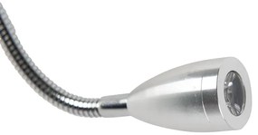 Applique moderna bianca con paralume grigio - Brescia