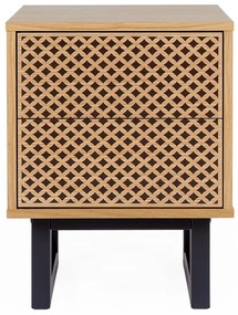 Comodino in rovere Camden Diamond Mora - Woodman