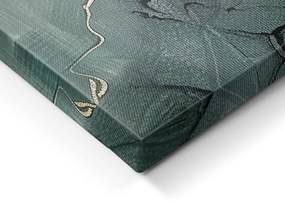 Set di quadri con elementi dipinti a mano 2 pz 50x70 cm Aventurine – Styler