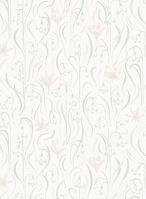 Sandberg Carta da parati Signe - Spring Green