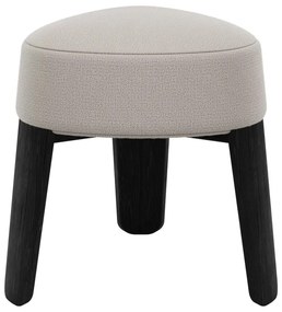 Sgabello nero/beige Kuon - Blomus